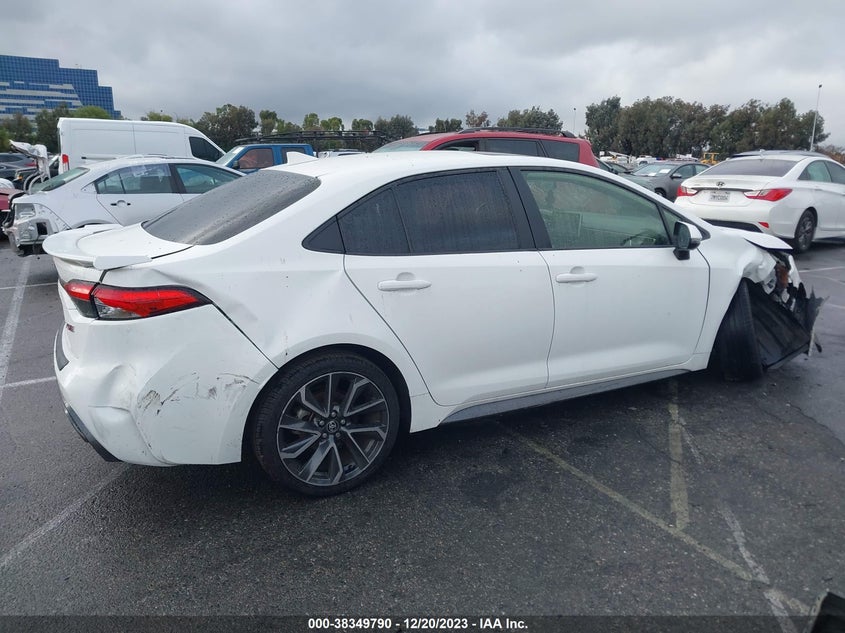 VIN JTDT4MCE0MJ068623 2021 TOYOTA COROLLA XSE