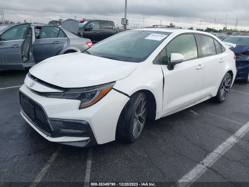 VIN JTDT4MCE0MJ068623 2021 TOYOTA COROLLA XSE
