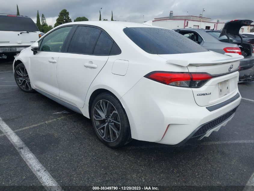 VIN JTDT4MCE0MJ068623 2021 TOYOTA COROLLA XSE