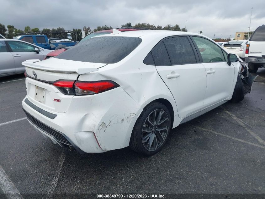 VIN JTDT4MCE0MJ068623 2021 TOYOTA COROLLA XSE