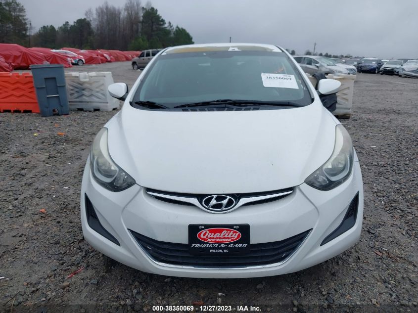 2016 HYUNDAI ELANTRA SE - 5NPDH4AE9GH732460