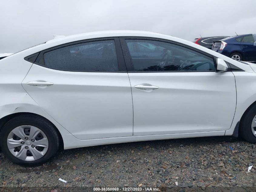 2016 HYUNDAI ELANTRA SE - 5NPDH4AE9GH732460