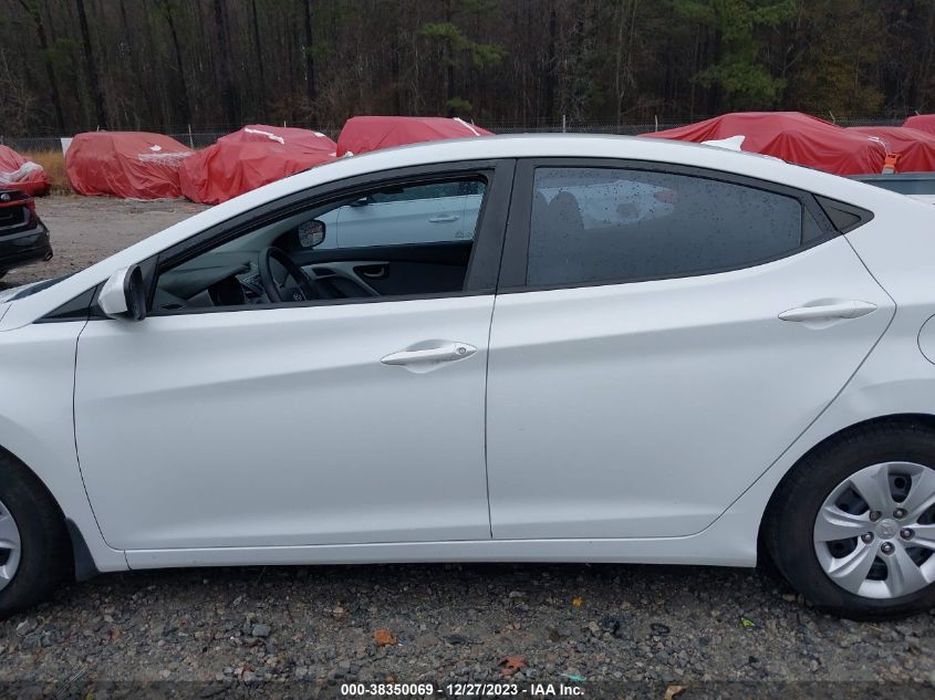 2016 HYUNDAI ELANTRA SE - 5NPDH4AE9GH732460