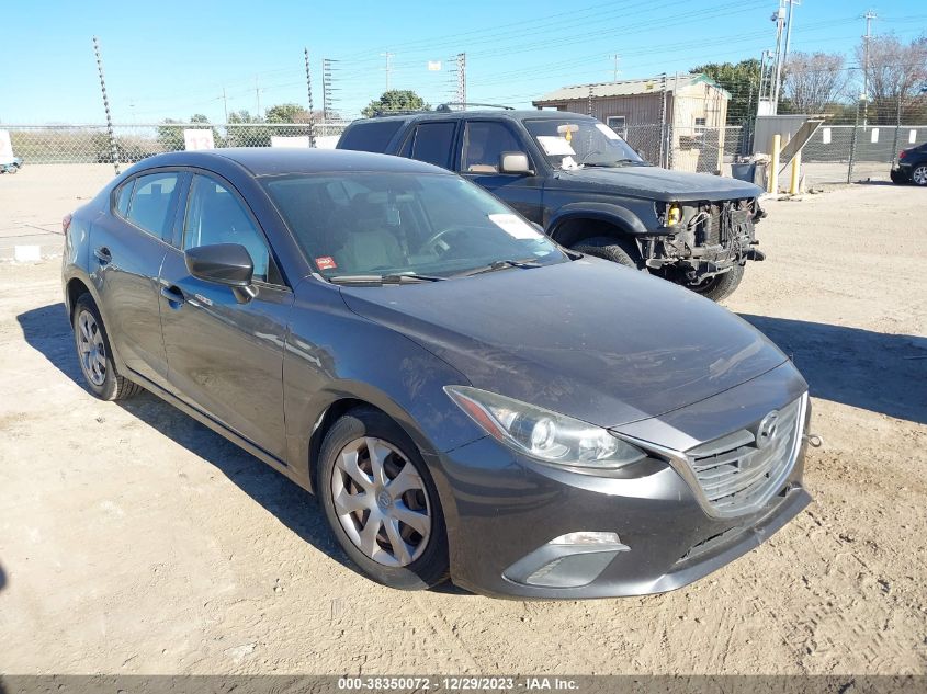 2014 MAZDA MAZDA3 I SPORT - 3MZBM1U76EM107338