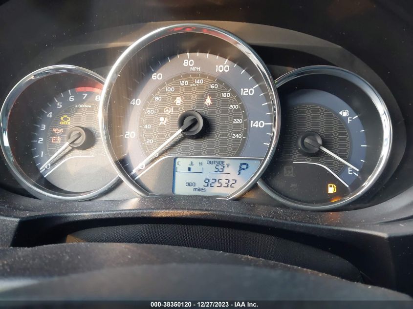 2016 TOYOTA COROLLA LE PLUS - 5YFBURHE8GP397698