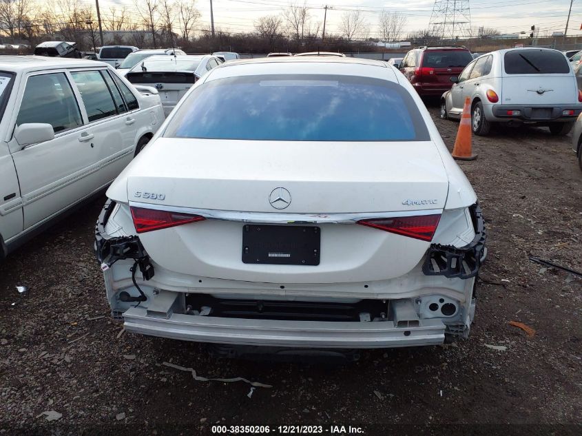 2023 MERCEDES-BENZ S 580 4MATIC W1K6G7GB1PA189127