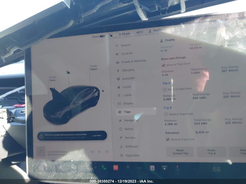 2023 TESLA MODEL 3 REAR-WHEEL DRIVE - 5YJ3E1EA1PF600673