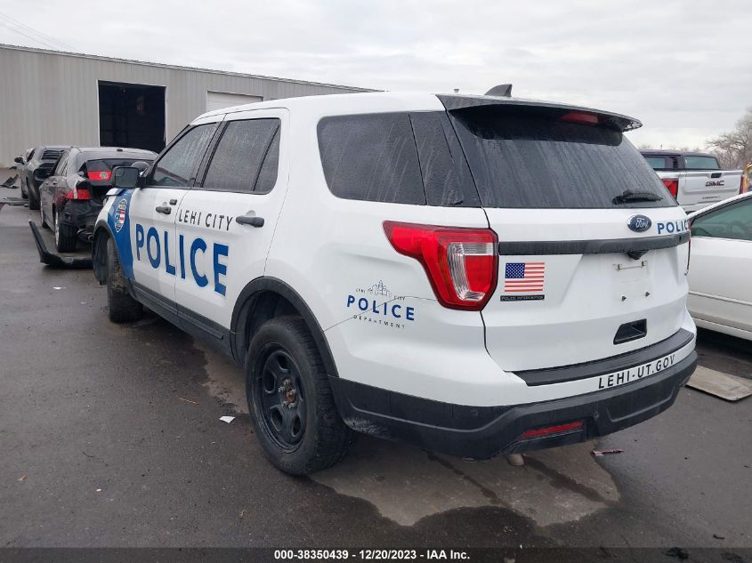2018 FORD POLICE INTERCEPTOR UTILITY - 1FM5K8AR4JGA84694