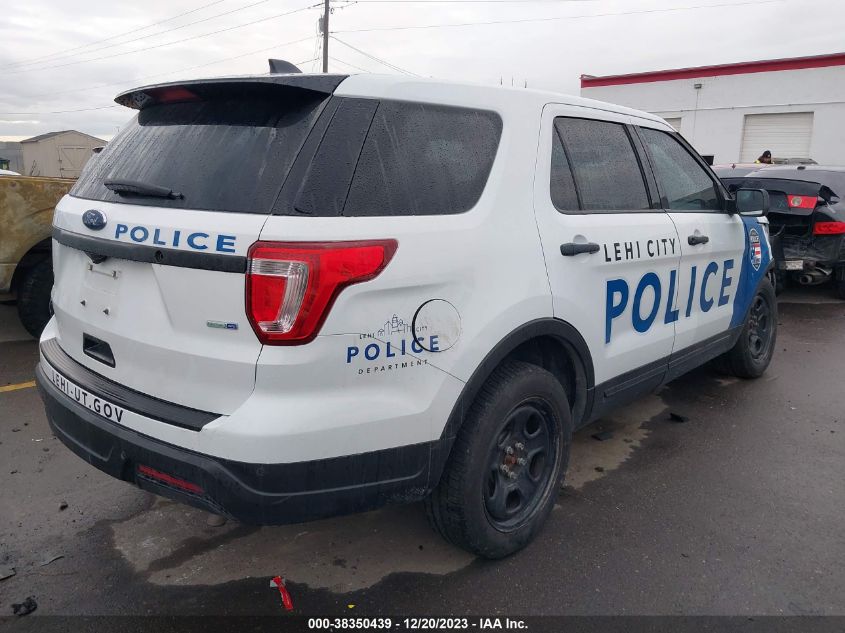 2018 FORD POLICE INTERCEPTOR UTILITY - 1FM5K8AR4JGA84694