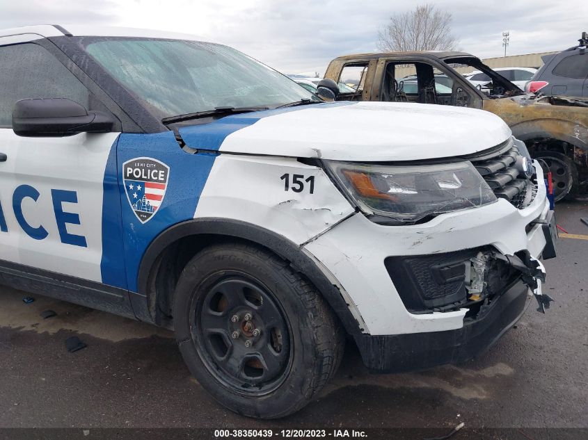 2018 FORD POLICE INTERCEPTOR UTILITY - 1FM5K8AR4JGA84694
