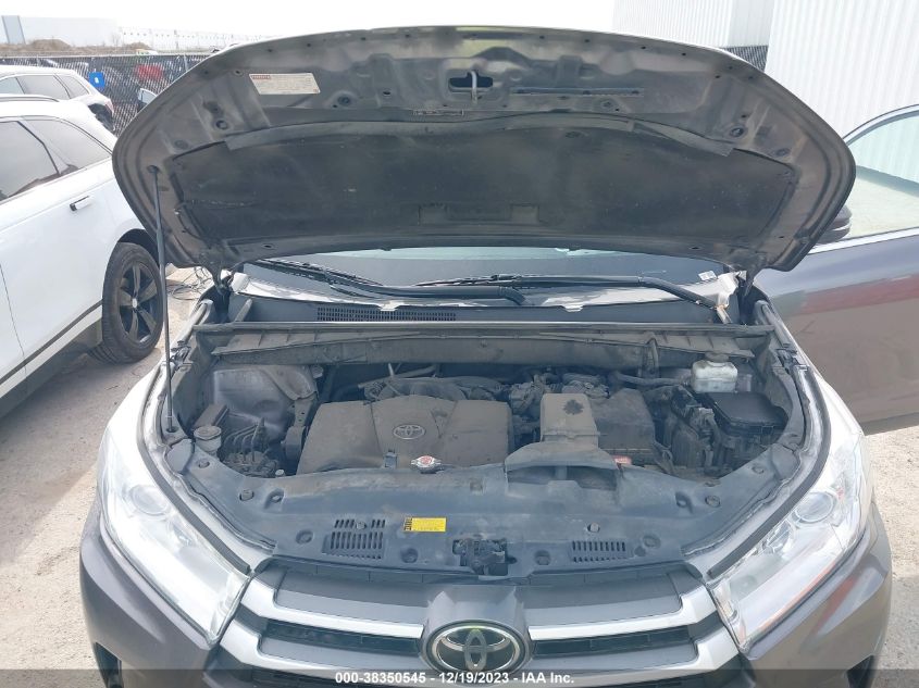 2019 TOYOTA HIGHLANDER LE/LE PLUS - 5TDZZRFH6KS297628