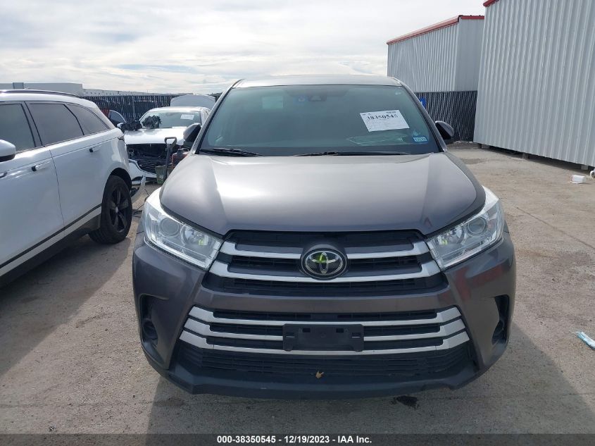 2019 TOYOTA HIGHLANDER LE/LE PLUS - 5TDZZRFH6KS297628