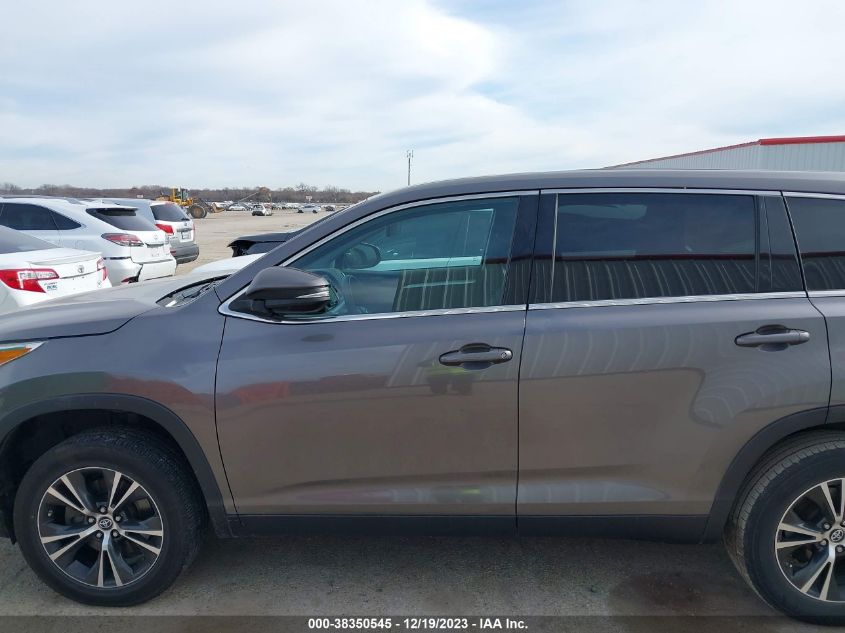 2019 TOYOTA HIGHLANDER LE/LE PLUS - 5TDZZRFH6KS297628