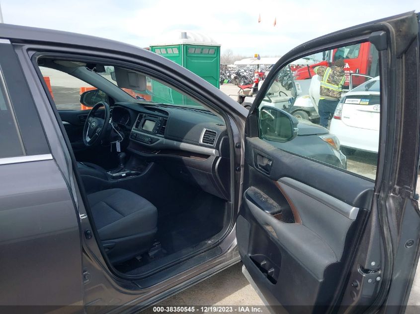 2019 TOYOTA HIGHLANDER LE/LE PLUS - 5TDZZRFH6KS297628