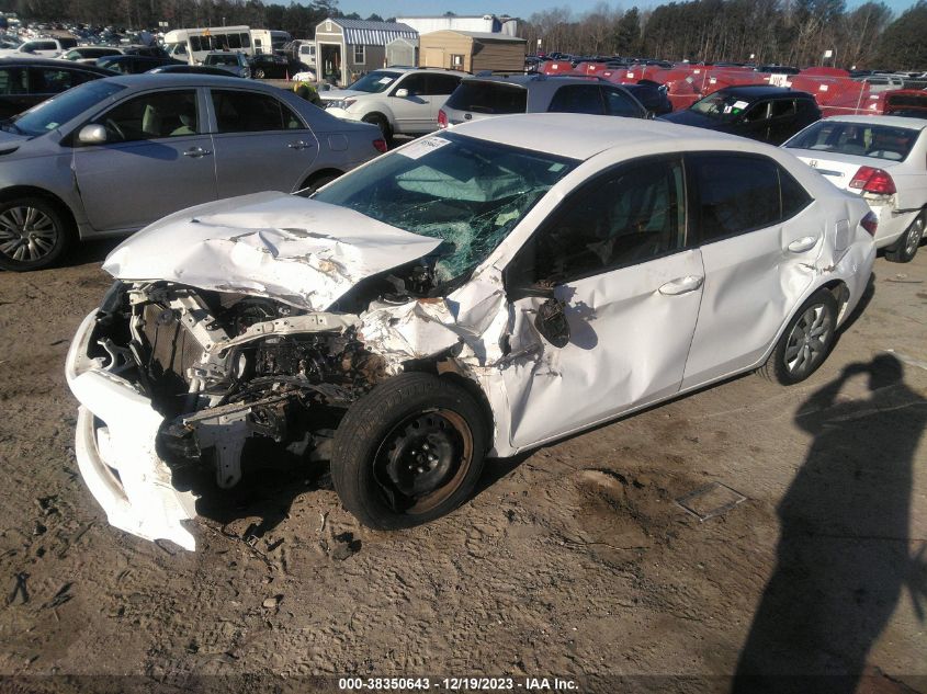 2016 TOYOTA COROLLA LE - 2T1BURHE6GC566116