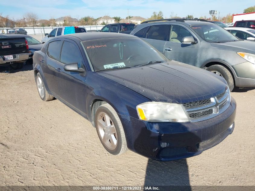 2013 DODGE AVENGER SE - 1C3CDZAB0DN688214