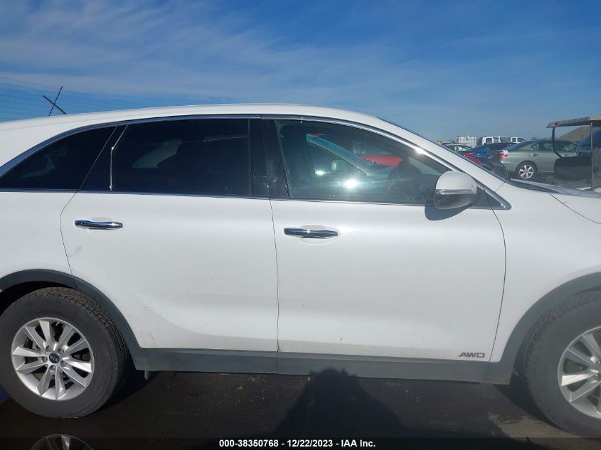 2019 KIA SORENTO 3.3L LX - 5XYPGDA55KG459615