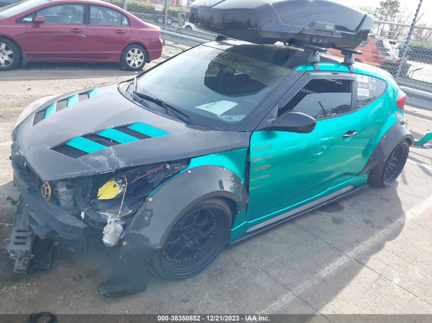 2015 HYUNDAI VELOSTER TURBO - KMHTC6AE8FU231551