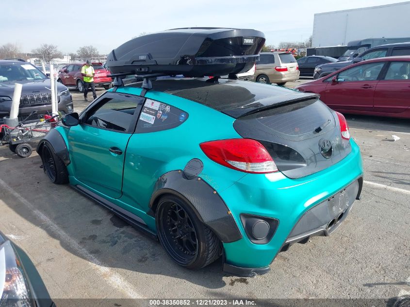 2015 HYUNDAI VELOSTER TURBO - KMHTC6AE8FU231551