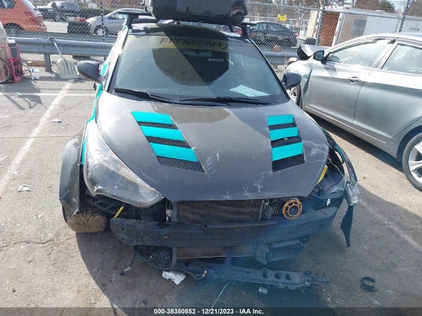 2015 HYUNDAI VELOSTER TURBO - KMHTC6AE8FU231551