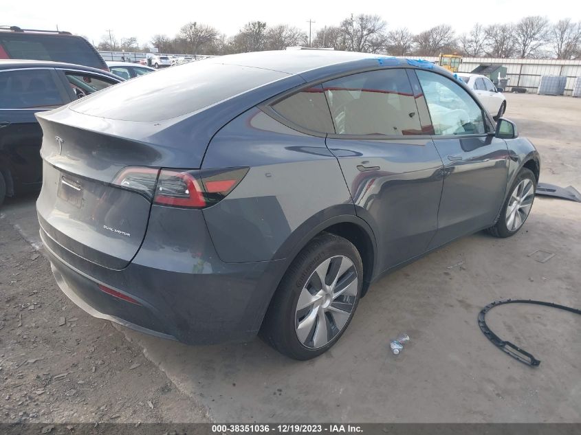 2023 TESLA MODEL Y AWD/LONG RANGE DUAL MOTOR ALL-WHEEL DRIVE - 7SAYGDEE3PA137102
