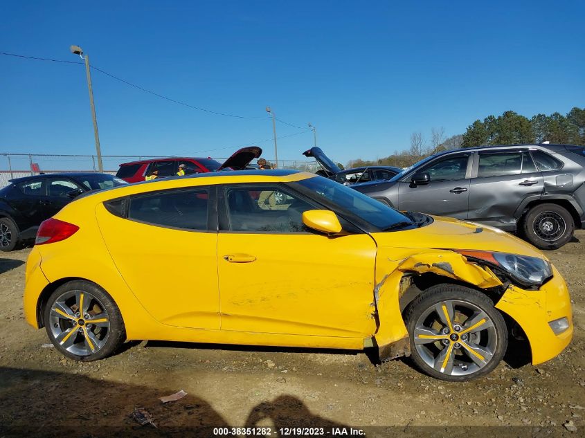 2013 HYUNDAI VELOSTER BASE W/BLACK - KMHTC6AD5DU096338