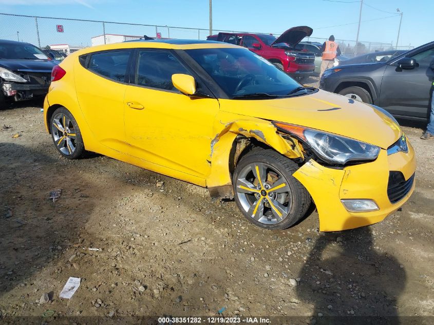 2013 HYUNDAI VELOSTER BASE W/BLACK - KMHTC6AD5DU096338