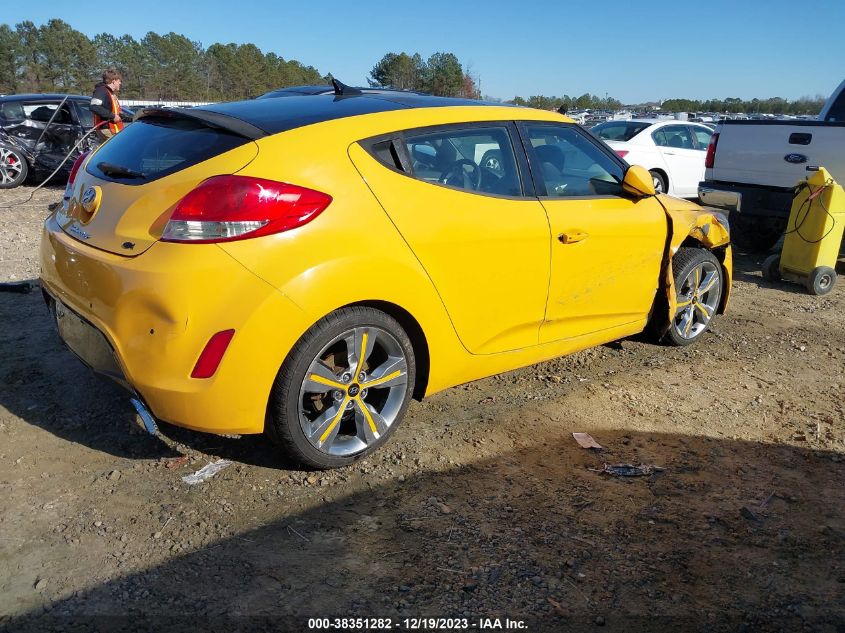 2013 HYUNDAI VELOSTER BASE W/BLACK - KMHTC6AD5DU096338