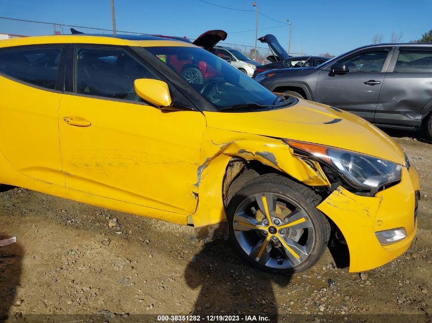 2013 HYUNDAI VELOSTER BASE W/BLACK - KMHTC6AD5DU096338