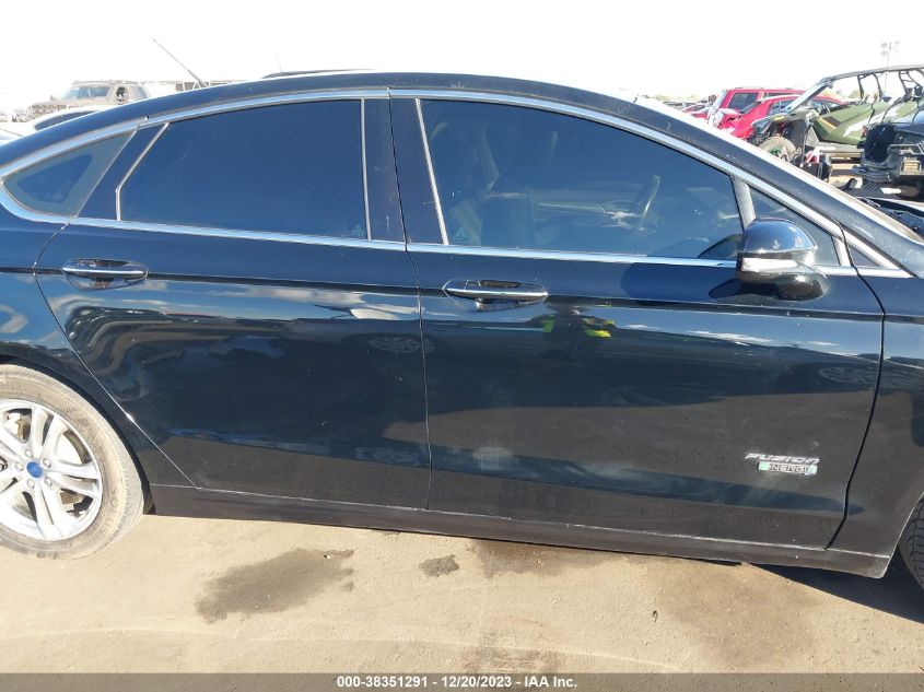 2016 FORD FUSION ENERGI TITANIUM - 3FA6P0SU6GR304617