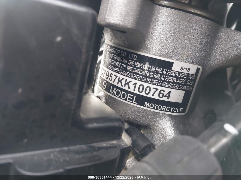 2019 HONDA GL1800 D - JH2SC7957KK100764