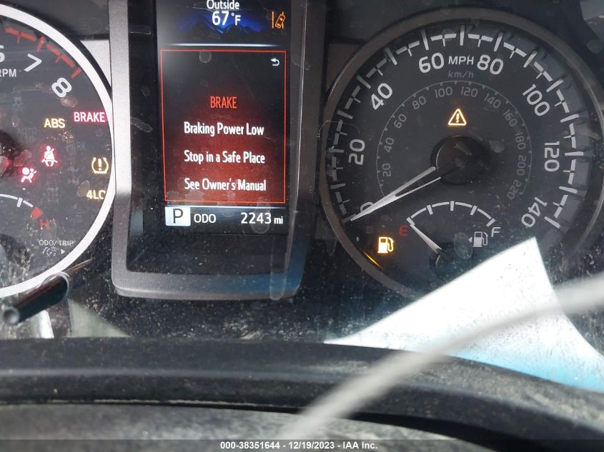 2023 TOYOTA TACOMA DOUBLE CAB/SR/SR5/TRAIL/T - 3TMCZ5AN2PM612394