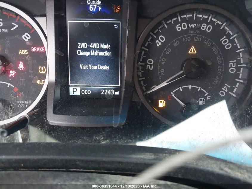 2023 TOYOTA TACOMA DOUBLE CAB/SR/SR5/TRAIL/T - 3TMCZ5AN2PM612394