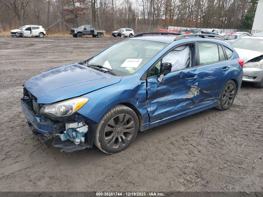 2014 SUBARU IMPREZA 2.0I SPORT PREMIUM - JF1GPAL6XE8219725