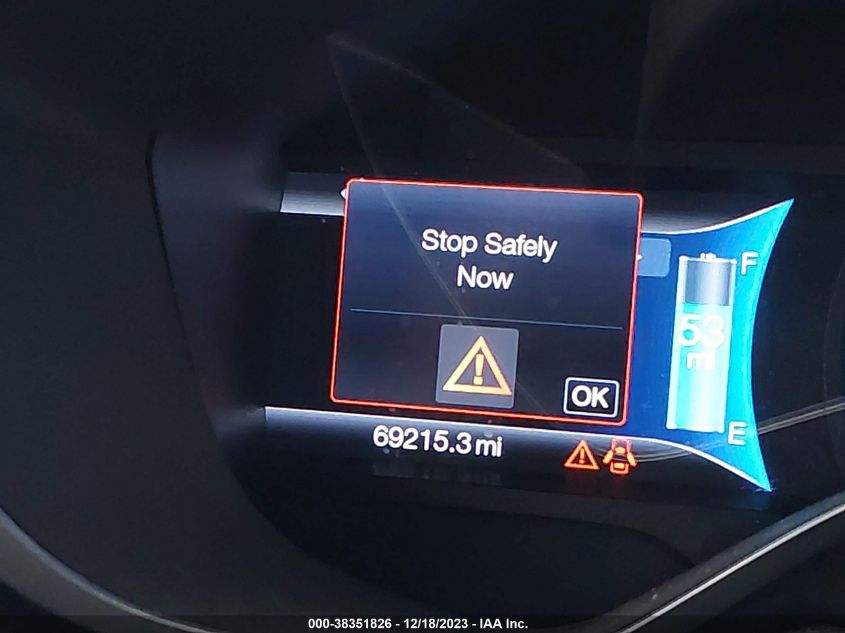 2013 FORD FOCUS ELECTRIC - 1FADP3R43DL235863