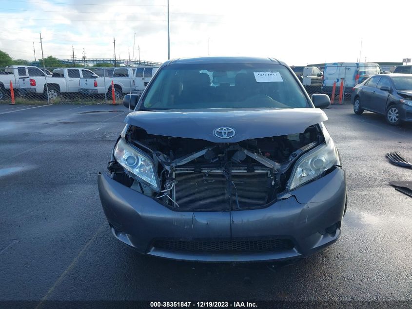 2013 TOYOTA SIENNA L V6 7 PASSENGER - 5TDZK3DC5DS302118