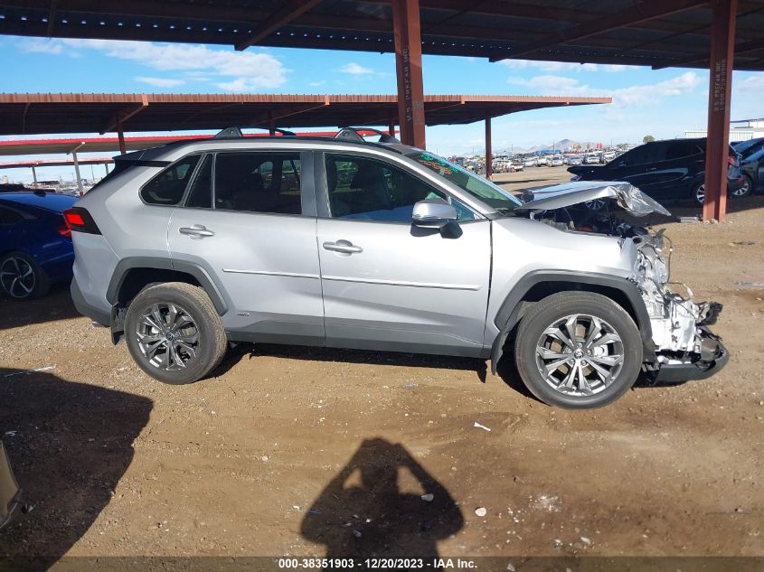2022 TOYOTA RAV4 XLE PREMIUM HYBRID - 4T3B6RFV4NU073888