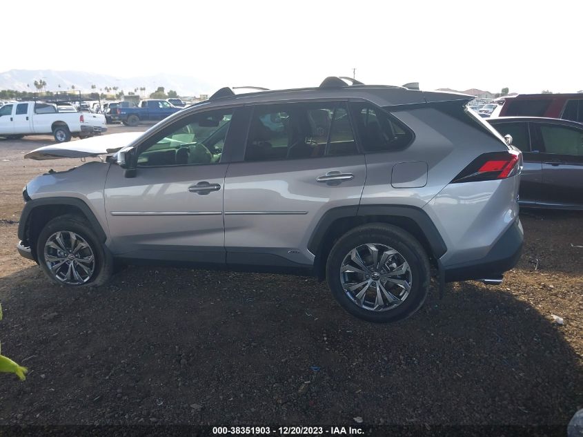 2022 TOYOTA RAV4 XLE PREMIUM HYBRID - 4T3B6RFV4NU073888