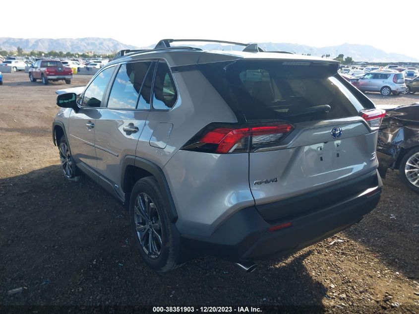 2022 TOYOTA RAV4 XLE PREMIUM HYBRID - 4T3B6RFV4NU073888