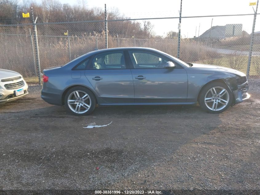 2016 AUDI A4 2.0T PREMIUM - WAUBFAFL1GN012568