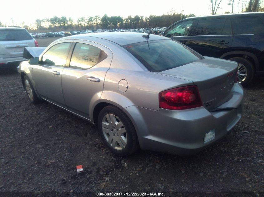 2014 DODGE AVENGER SE - 1C3CDZAB0EN145477