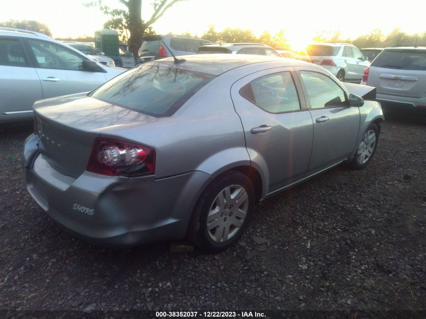 2014 DODGE AVENGER SE - 1C3CDZAB0EN145477