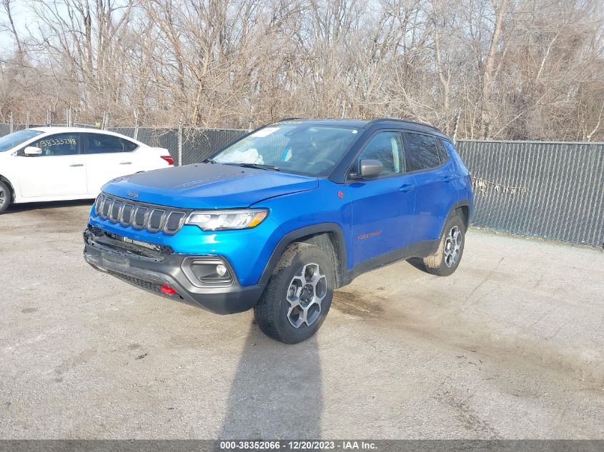 2022 JEEP COMPASS TRAILHAWK 4X4 - 3C4NJDDB7NT150820