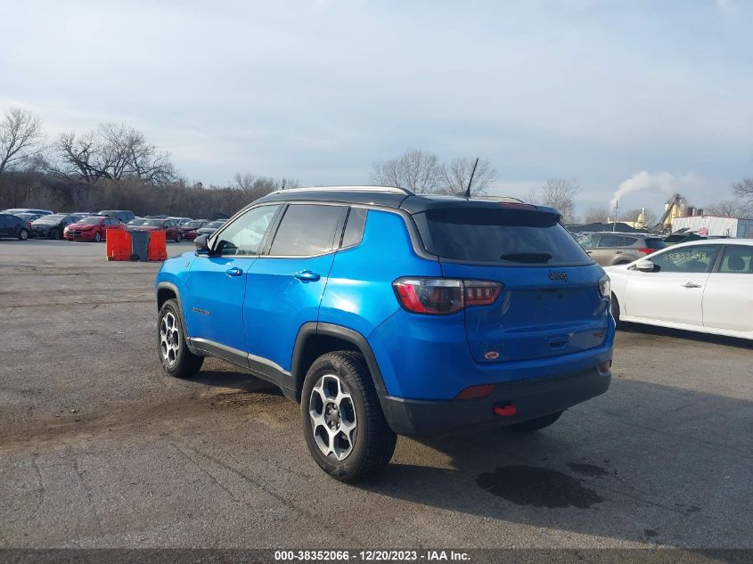 2022 JEEP COMPASS TRAILHAWK 4X4 - 3C4NJDDB7NT150820