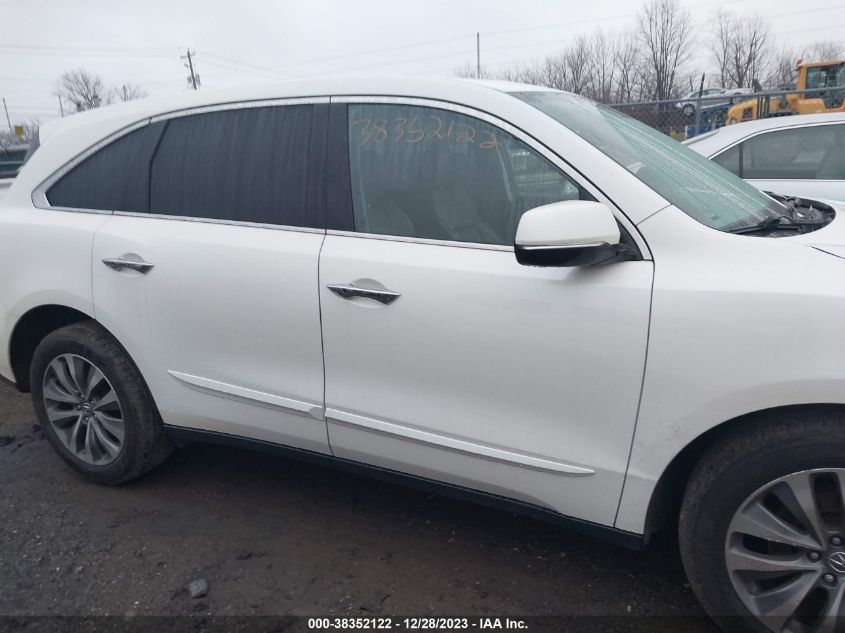 2014 ACURA MDX TECHNOLOGY PACKAGE - 5FRYD4H44EB015078