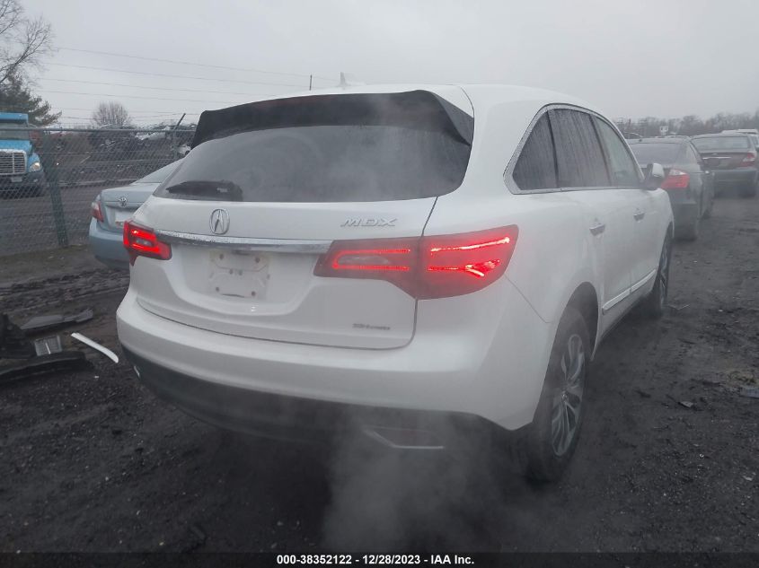 2014 ACURA MDX TECHNOLOGY PACKAGE - 5FRYD4H44EB015078