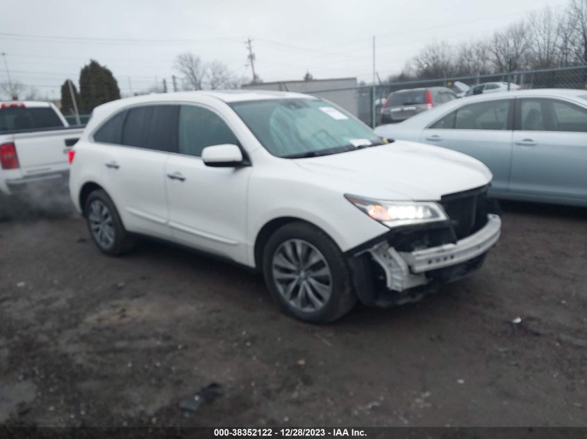 2014 ACURA MDX TECHNOLOGY PACKAGE - 5FRYD4H44EB015078