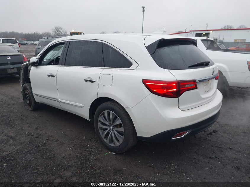 2014 ACURA MDX TECHNOLOGY PACKAGE - 5FRYD4H44EB015078