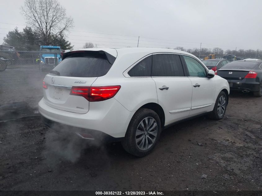 2014 ACURA MDX TECHNOLOGY PACKAGE - 5FRYD4H44EB015078