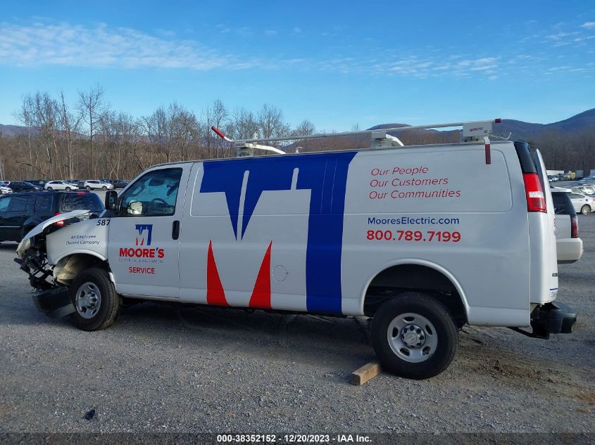 2019 CHEVROLET EXPRESS 2500 WORK VAN 1GCWGBFG7K1218536